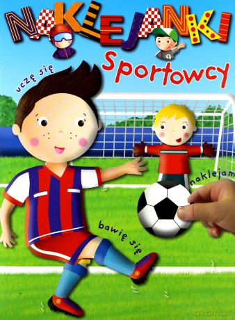 Naklejanki. Sportowcy - Nathalie Belineau, J. Beaumont [KSIĄŻKA]