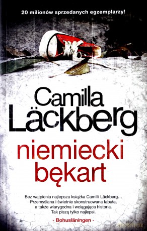 Niemiecki bękart biała okładka - Camilla Lackberg [KSIĄŻKA]