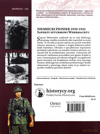 Niemiecki Pionier 1939-1945. Saper szturmowy - Gordon L. Rottman [KSIĄŻKA]
