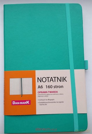 Notes A6/80 kratka Roma turkusowy