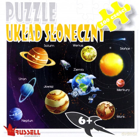RUSSEL 100 el. Układ słoneczny [PUZZLE]