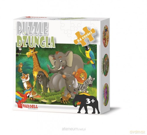 RUSSEL 24 el. Dżungla [PUZZLE]