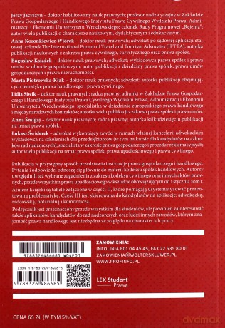Spółki handlowe. Pytania i odpowiedzi [KSIĄŻKA]