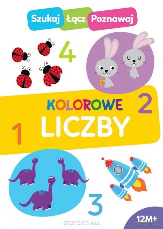 Szukaj, łącz, poznawaj! Kolorowe liczby [KSIĄŻKA]