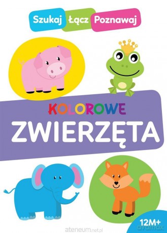 Szukaj, łącz, poznawaj! Kolorowe zwierzęta [KSIĄŻKA]