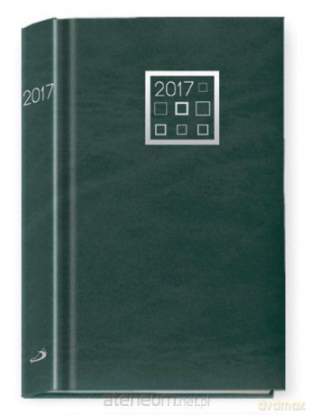 Terminarz 2017 - B6 zielony [KALENDARZ]