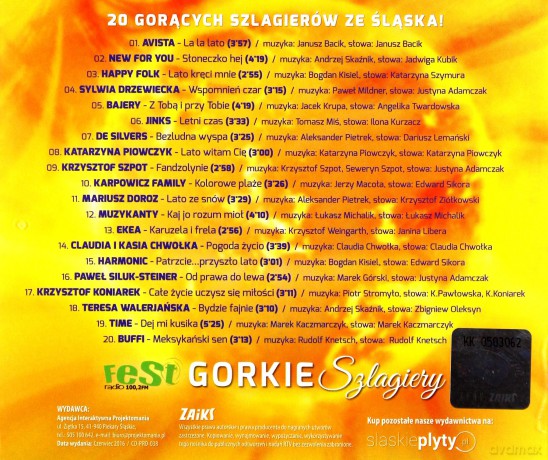 Fest Radio 100,2 FM Gorkie Szlagiery [CD]