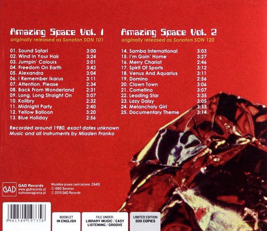 Franko Mladen: Amazing Space [CD]