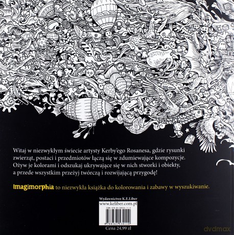 Imagimorphia. Ekstremalne kolorowanie i wyszukiwanie - Kerby Rosanes [KSIĄŻKA]