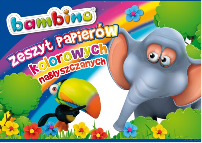 Papier kolorowy A4 Bambino 33074