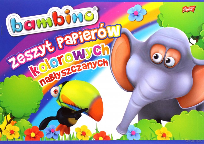 Papier kolorowy A4 Bambino 33074