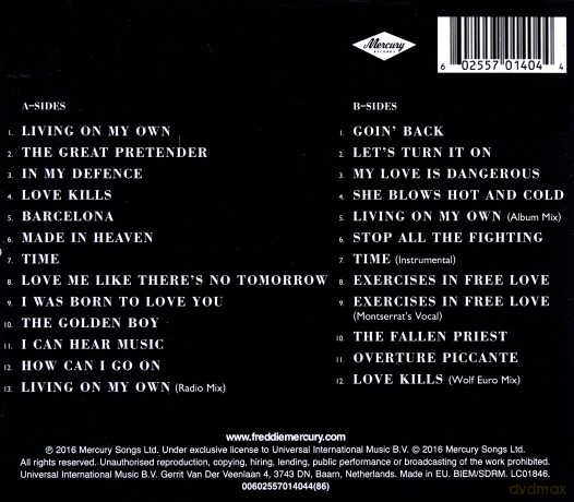 Freddie Mercury: Messenger Of The Gods - The Singles (PL) [2CD]