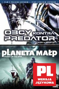 Obcy kontra Predator /  Planeta Małp (2001) [2DVD]