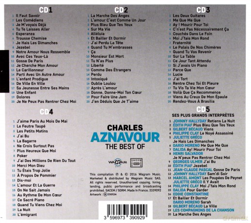 Charles Aznavour: The Best Of [5CD]