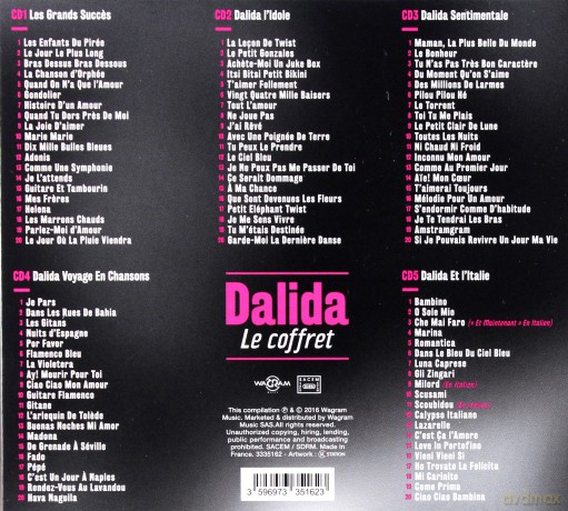 Dalida: Le Coffret [5CD]