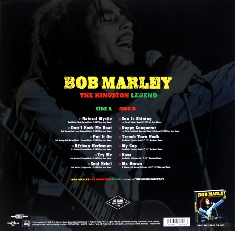 Bob Marley: The Kingston Legend [Winyl]