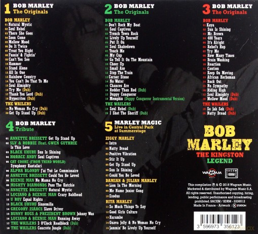 Bob Marley: The Kingston Legend [5CD]