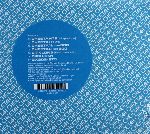 Aphex Twin: Cheetah Ep [CD]