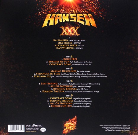 Kai Hansen: XXX - Three Decades In Metal [2xWinyl]