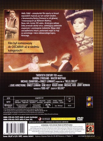 Hello, Dolly! (booklet) [DVD]