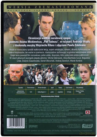 Pan Tadeusz (wydanie zremasterowane) [DVD]