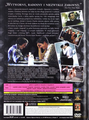 Cztery wesela i pogrzeb (Najpiękniejsze Filmy o Miłości 01) (booklet) [DVD]