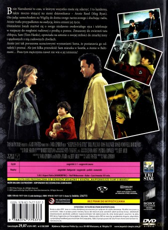 Bezsenność w Seattle (Najpiękniejsze Filmy o Miłości 03) (booklet) [DVD]