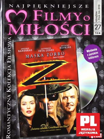 Maska Zorro (Najpiękniejsze Filmy o Miłości 27) (booklet) [DVD]