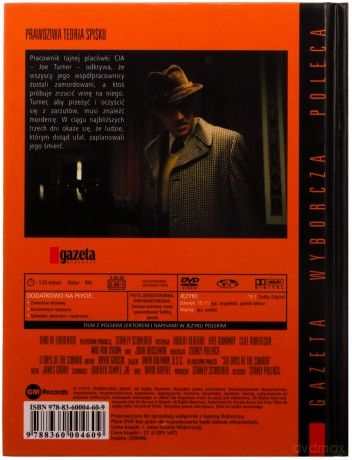 Trzy dni kondora  (Kolekcja Gazety Wyborczej 23) [DVD]