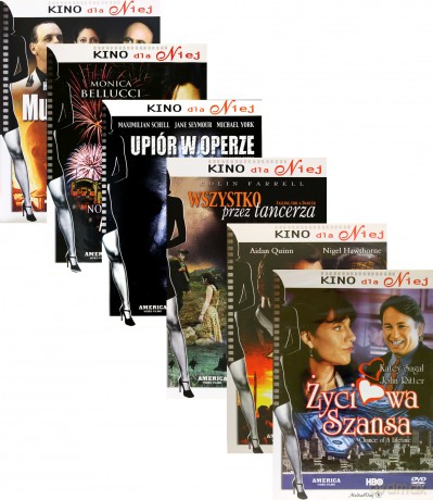 Kino Dla Niej: Mussolini i ja / Noworoczny koniec świata / Upiór w operze (1983) / Wszystko przez tancerza / Zakazane terytorium / Życiowa szansa [BOX] [6DVD]