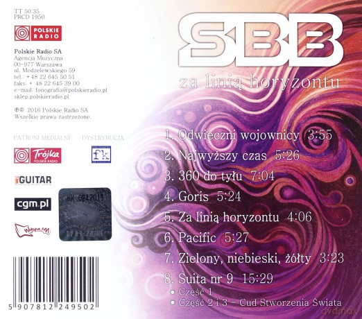 SBB: Za Linią Horyzontu [CD]