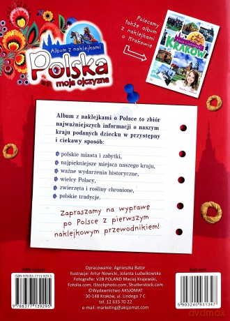 Album z naklejkami. Polska moja ojczyzna [KSIĄŻKA]