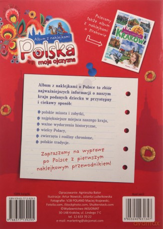 Album z naklejkami. Polska moja ojczyzna [KSIĄŻKA]