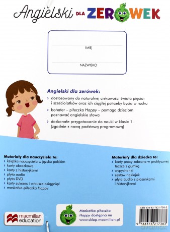 Angielski dla zerówek. Karty pracy [KSIĄŻKA]
