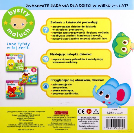 Bystry maluch: Zadania w zoo [KSIĄŻKA]