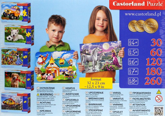 CASTOR 120 el. Czerwony Kapturek [PUZZLE]
