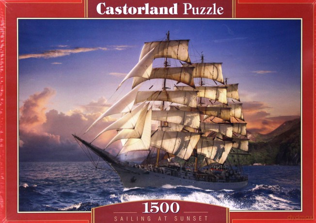 CASTOR 1500 el. Zachód słońca na żaglach [PUZZLE]