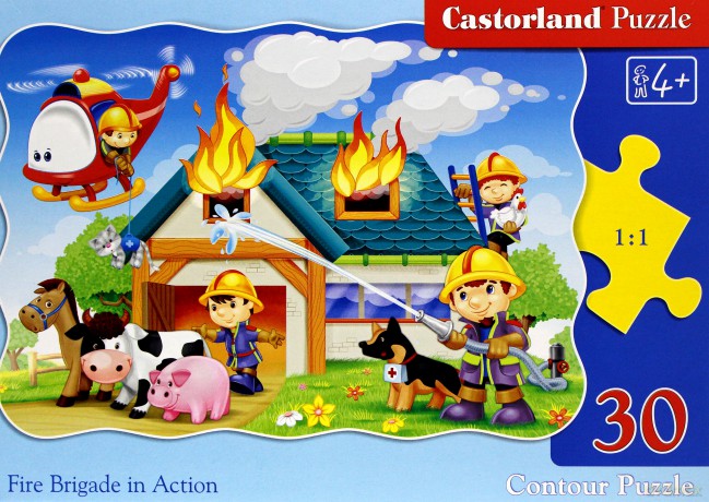 CASTOR 30 el. Strażacy w akcji [PUZZLE]
