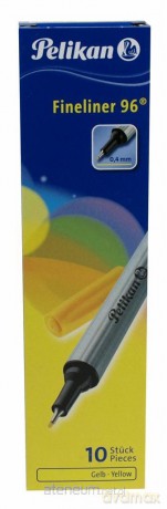 Cienkopis 96 0,4 mm Żółty (10 szt)