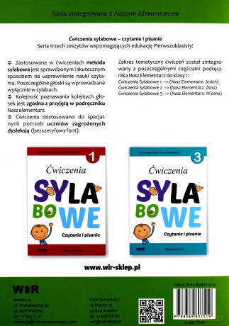 Ćwiczenia sylabowe 2 Czytanie i pisanie [KSIĄŻKA]