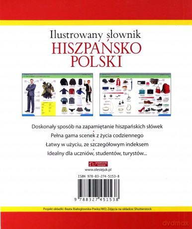 Ilustrowany słownik hiszpańsko-polski (czerwony) - Tadeusz Woźniak [KSIĄŻKA]
