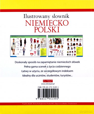 Ilustrowany słownik niemiecko-polski (żółty) - Tadeusz Woźniak [KSIĄŻKA]