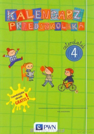 Kalendarz przedszkolaka - Czterolatek. Teczka [KSIĄŻKA]