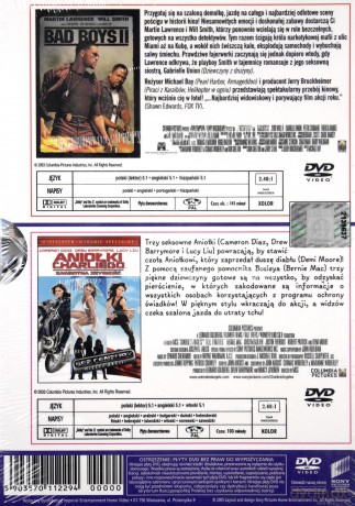 Bad Boys II / Aniołki Charliego: zawrotna prędkość [2DVD]