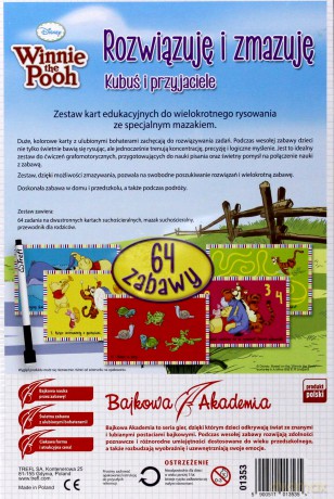 TREFL Rozwiązuję i zmazuję - Kubuś Puchatek [GRA]