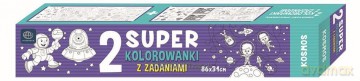 Super kolorowanka z zadaniami Kosmos [KSIĄŻKA]