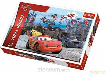 TREFL 100 el. Auta Wyścig w Londynie [PUZZLE]