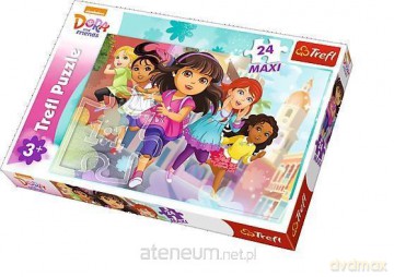 TREFL 24 el. maxi Gotowe do startu, start! Dora i przyjaciele [PUZZLE]