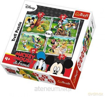 TREFL 4w1 Zabawy w parku [PUZZLE]