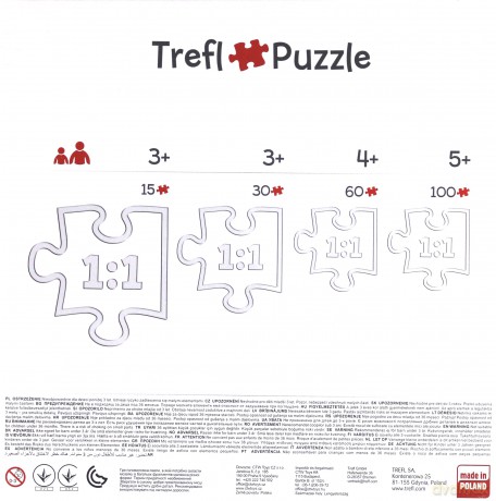 TREFL 4w1 Zabawy w parku [PUZZLE]